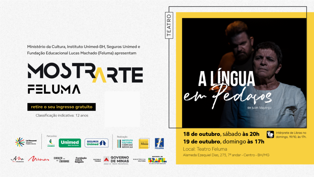 MostrArte Feluma - Espetáculo Língua em Pedaços