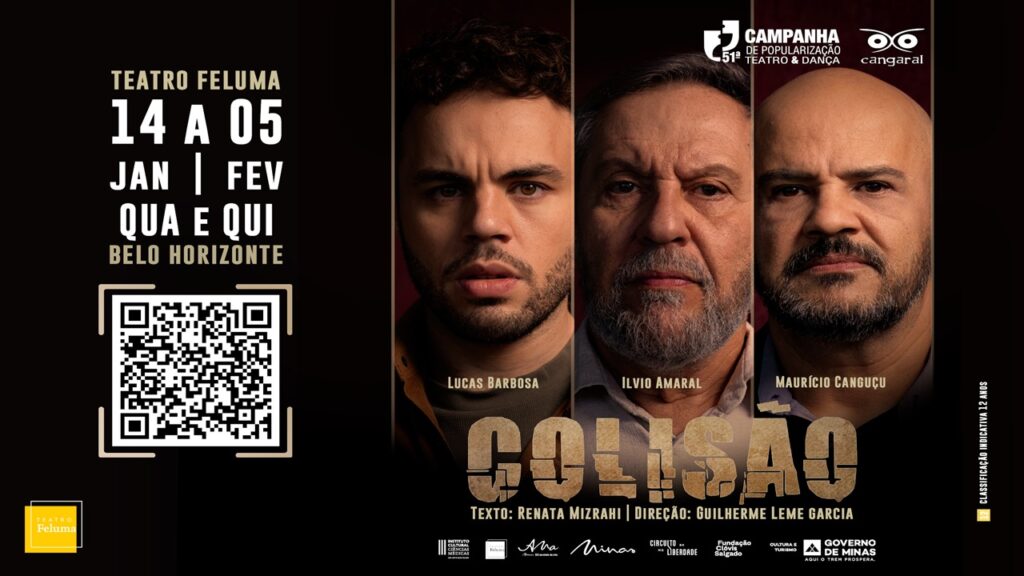 Teatro Feluma recebe o espetáculo “COLISÃO”