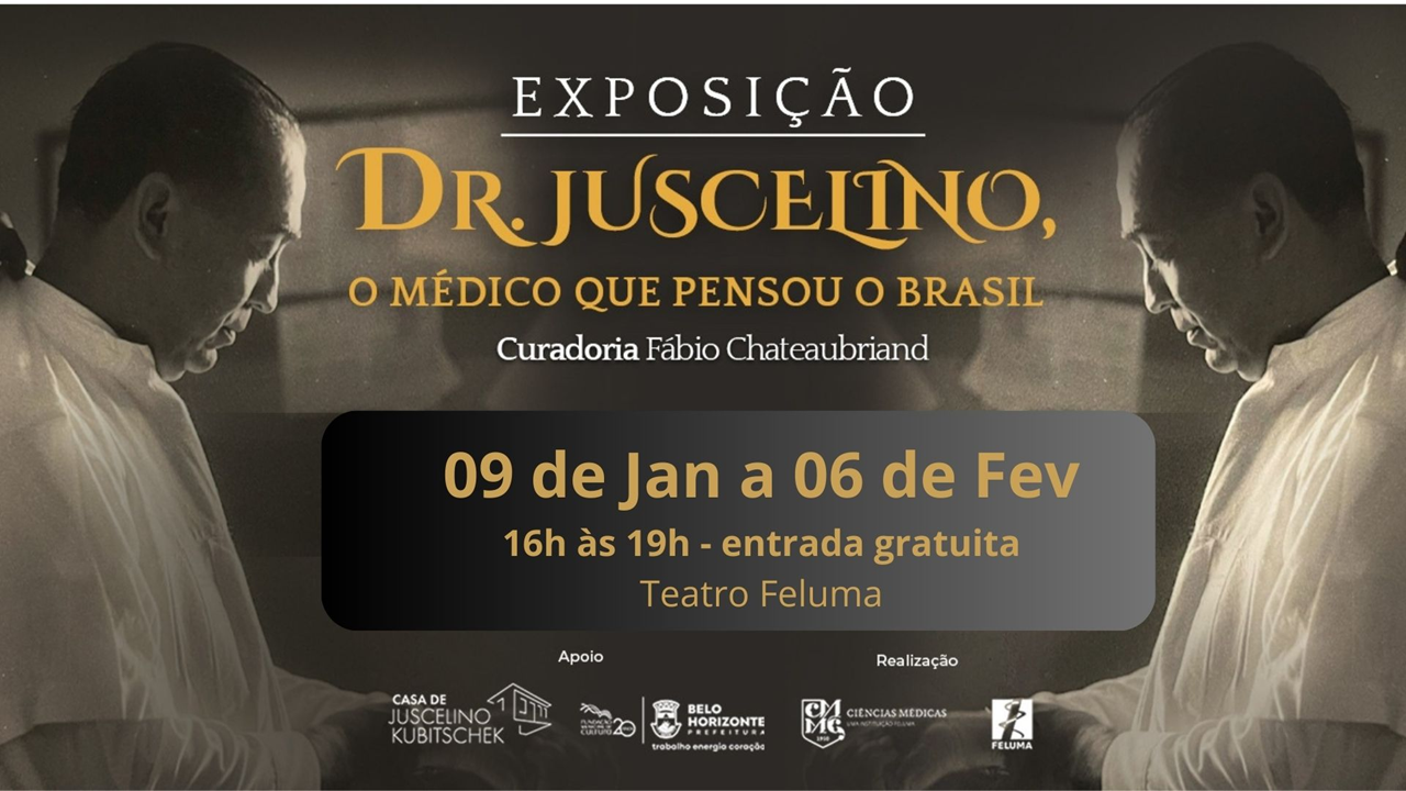 Vida e obra de JK ganham exposição gratuita no Teatro Feluma
